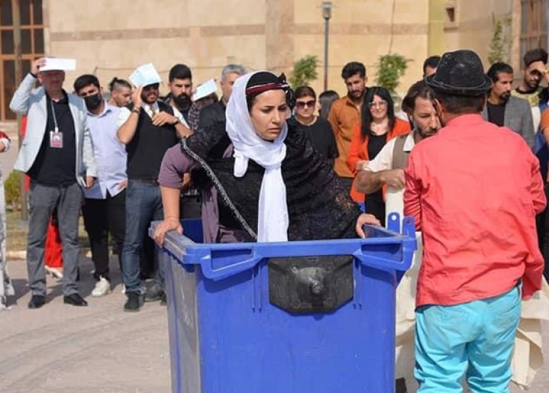 بێگەرد سەلیم: وەرگرتنی خەڵاتی باشترین ئەكتەری كچ لە فیستیڤاڵی شانۆی شەقام لە ڕواندز - سۆران بەرپرسیاریەتی منی زیادكرد