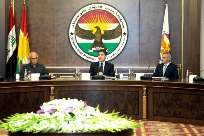 رئيس إقليم كوردستان يوجه بتأمين كافة احتياجات البيشمركة والتنسيق الكامل مع الجيش العراقي