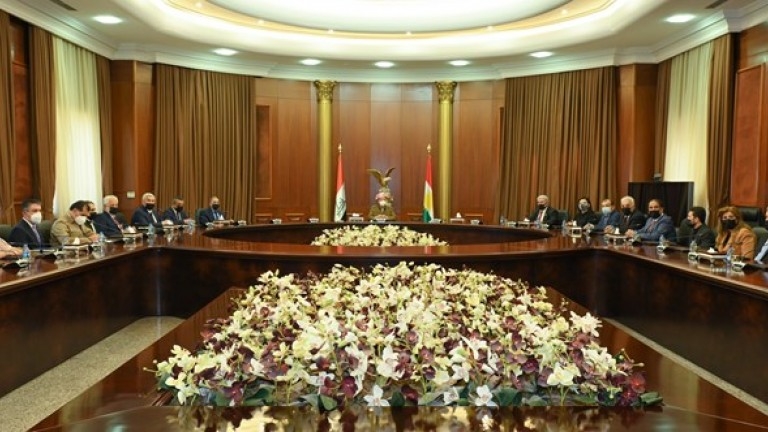 Serok li gel komîteya nû ya Serokatiya diyasporaya Kurdî civiya