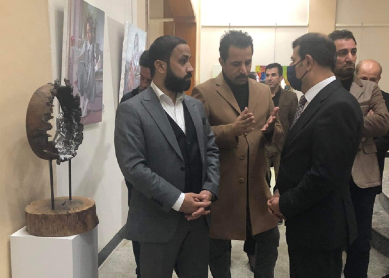 لە شاری هەولێر پێشەنگایەكی شێوەكاری كرایەوە