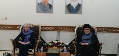 الصدر يستقبل بلاسخارت في منزله بالنجف