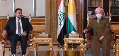 سەرۆک بارزانی پێشوازی لە سەرۆکی ھاوپەیمانیی عەزم دەکات