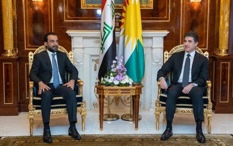 نيجيرفان بارزاني والحلبوسي يبحثان تشكيل حكومة جامعة للأطراف والمكونات العراقية