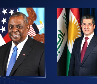 سەرۆکی حکومەتی هەرێمی کوردستان نامەیەکی لە وەزیری بەرگری ئەمەریکا پێگەیشت