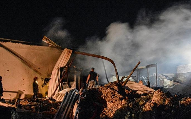 هێرشی مووشەکی ئیسرائیلی بۆ سەر بارهەڵگری چەکەکانی سوپا لە لازقییە هاوکات لەگەڵ سەردانەکەی وەزیری دەرەوەی سوریا بۆ ئێران