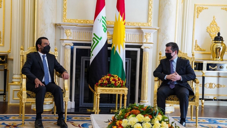 Mesrûr Barzanî û Helbûsî civiyan