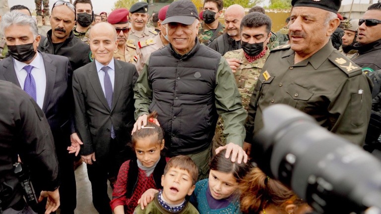 Mistefa Kazimî serdana gundê Lêhban kir