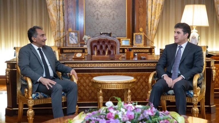 Serokê herêmê li gel Şêwirmendê wezareta navxwe civiya