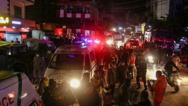 Li   Libnanê teqîneke mezin çê bû