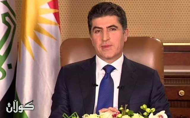 نێچيرڤان بارزانى پيرۆزبايى له‌ يه‌كێتيى ئافره‌تانی كوردستان ده‌كات