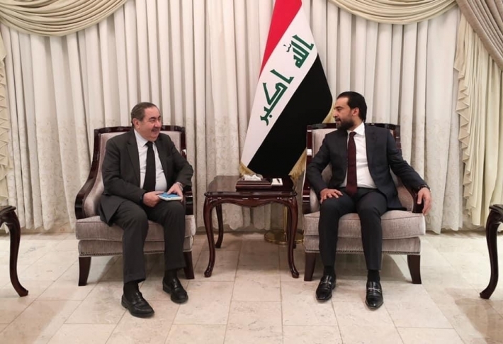 وفد الديمقراطي الكوردستاني يجتمع بالحلبوسي ويبحثان استكمال الاستحقاقات الدستورية