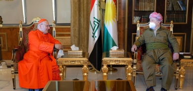 Serok Barzanî û Patrîkê kilîseya Keldanî civiyan