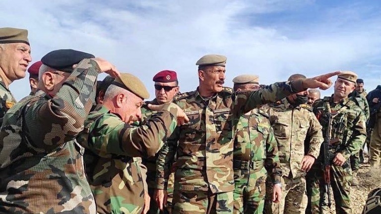 Spasalarê pêşmerge çû eniya Qeretepeyê