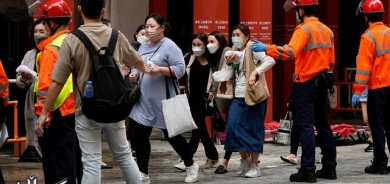 ئاگرێکی گەورە لە بینایەكی (  38  ) نهۆمی لە هۆنگ کۆنگ كەوتەوە