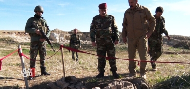 قوات البيشمركة تعثر على مقبرة جماعية