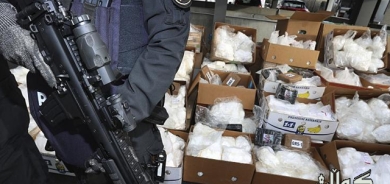 پۆلیسی ئەڵمانیا: بڕی یەك تۆن و نیو ماددەی هۆشبەر بە بەهای( 270 )ملیۆن یۆرۆ دەسوتێنێت