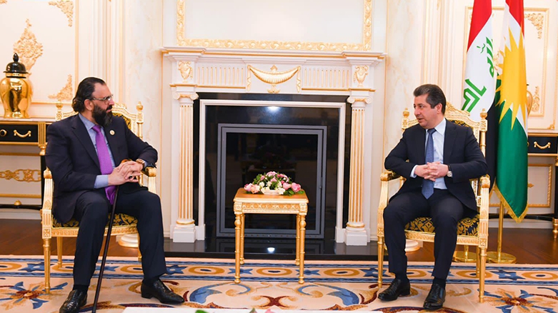 Serokwezîrê Herêma Kurdistanê pêşwazî li Rêberê Terîqeta Qadirî ya Kesnezanî kir