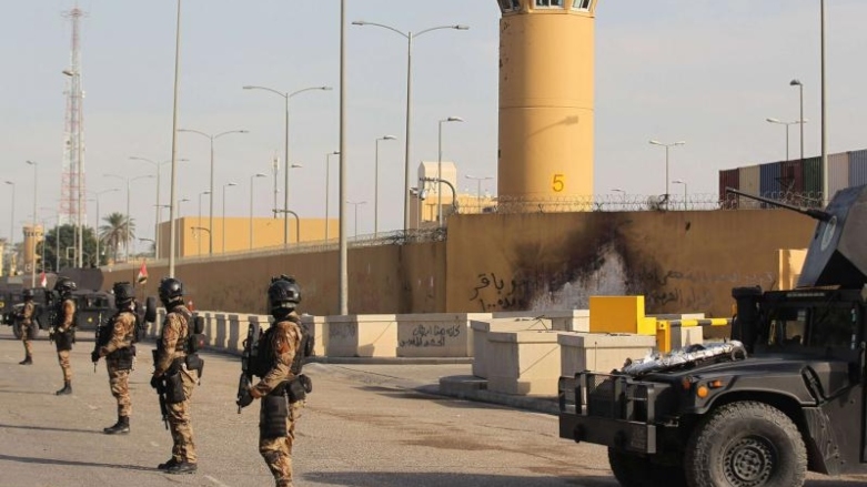 Balyozxaneya Amerîka li Baxdayê rastî êrîşeke bi mûşekan hat