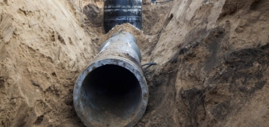 أربيل: مشروع لتصريف المياه عبر الأنابيب