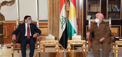 President Masoud Barzani receives Iraqi Defense Minister