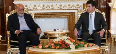 سەرۆک نێچیرڤان بارزانى، پێشوازى لە باڵیۆزى ئێران کرد