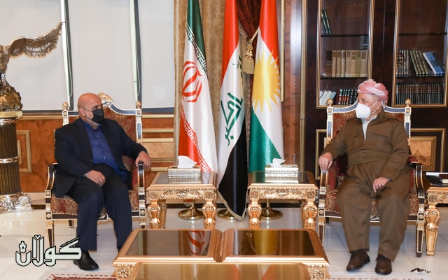 سەرۆک بارزانی پێشوازی لە باڵیۆزی ئێران لە عێراق دەکات