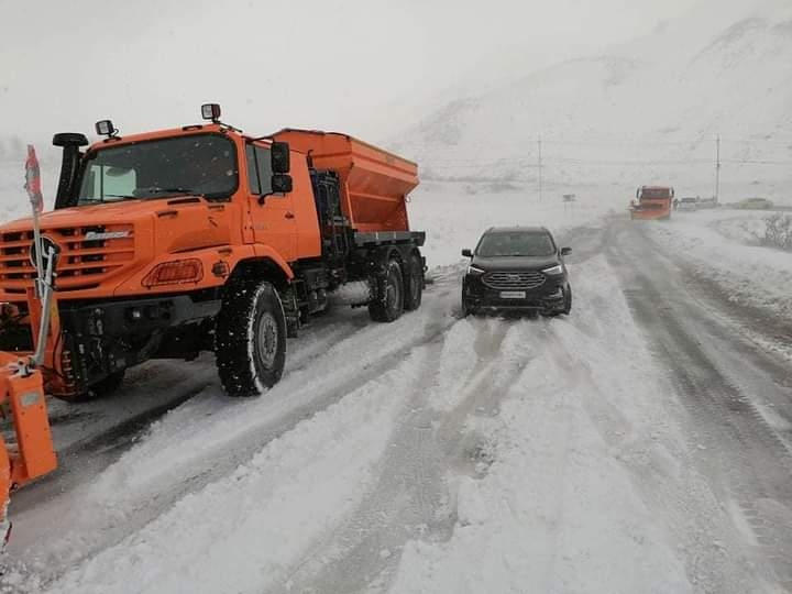 سقوط اكثر من 20 سم من الثلوج في حاج عمران