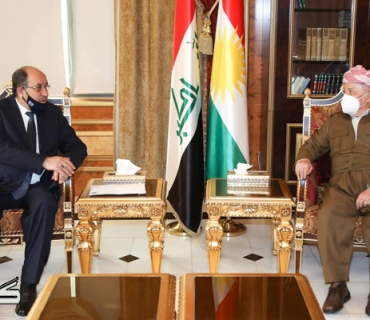 سەرۆک بارزانی پێشوازی لە شاندێکی باڵای چوارچێوەی ھەماھەنگی دەکات