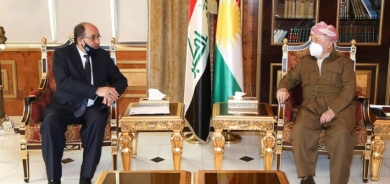 الرئيس بارزاني ووفد 