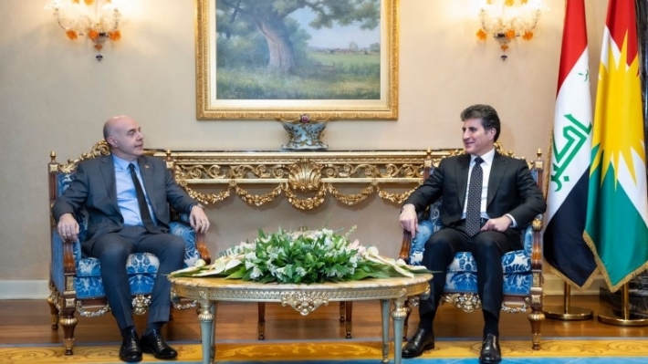 نيجيرفان بارزاني والسفير التركي يؤكدان أهمية التعاون المشترك لحماية أمن المنطقة