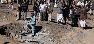 Saudi coalition says it strikes military camp in Sanaa, Houthis say bombs hit prison