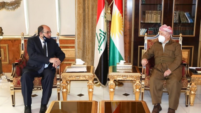 Serok Barzanî li gel şanda şîeyan civiya