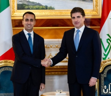 سه‌رۆكى هه‌رێمى كوردستان له‌گه‌ڵ وه‌زيرى ده‌ره‌وه‌ى ئيتاليا كۆبووه‌وه‌