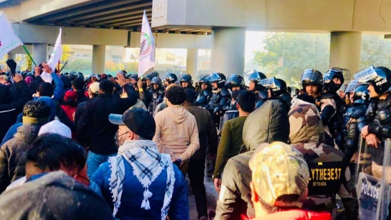 Li Bexdayê tevlihevî.. Alîgirên Heşda Şeibî Dadgeha Federalî dorpêç kirine