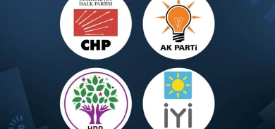 Rapirsiya Metropoll: 4 partî benda %10 derbas dikin