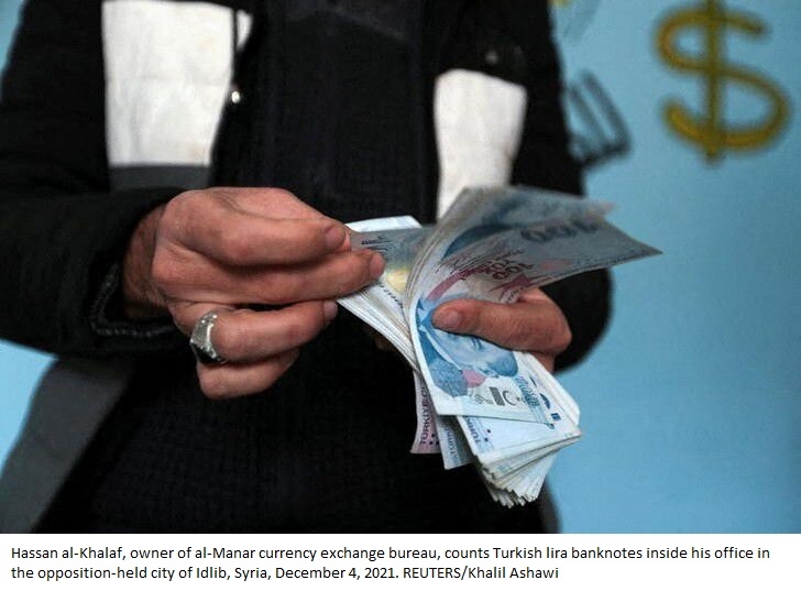 Lira on four-day skid as Ankara struggles to hold confidence