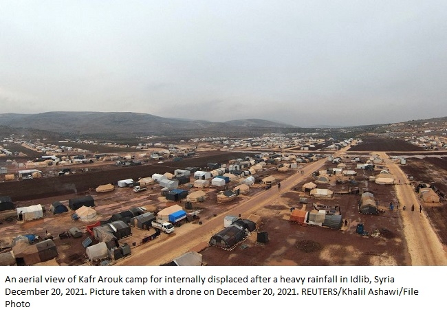 Russian jets bomb rebel-held Idlib in Syria, witnesses say