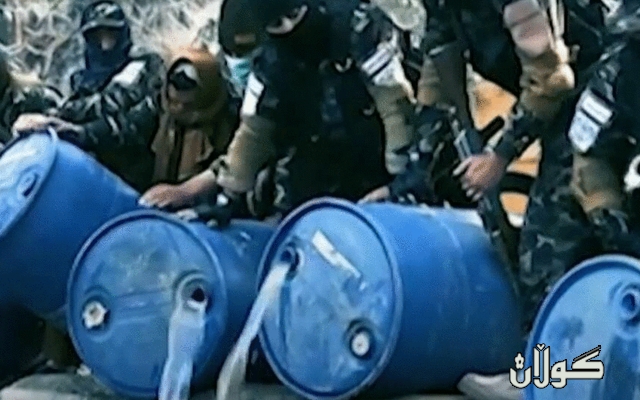 تاڵیبان ( 3 ) هەزار لیتر خواردنەوەی کحولی لە ناو برد