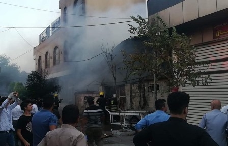 مصرع رجل مسن واصابة زوجته باندلاع حريق داخل منزلهما في السليمانية