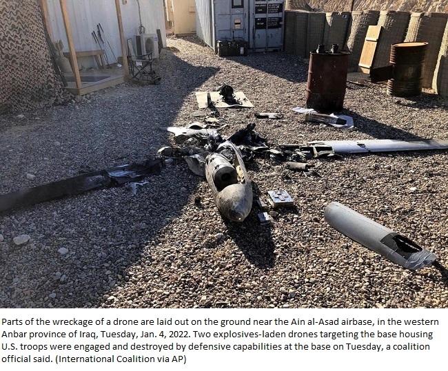 US-led coalition: Attack with 2 armed drones foiled in Iraq