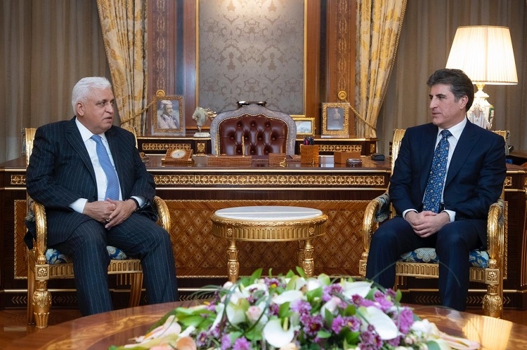Kurdistan Region President receives Chairman of Popular Mobilization Forces