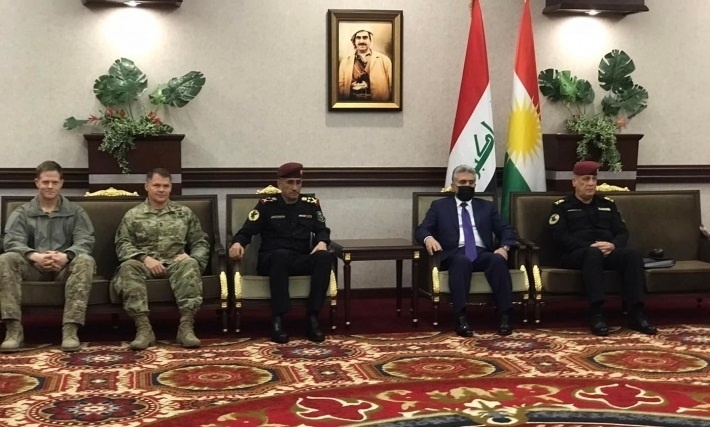 بهدف زيادة التنسيق بين الجانبين .. وفد امني عراقي رفيع في اربيل