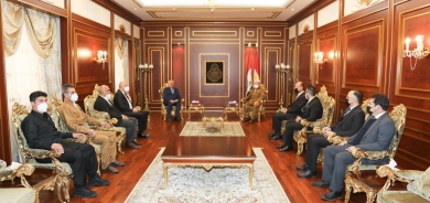 سەرۆك بارزانی پێشوازی لە شاندێكی هاك پار دەكات