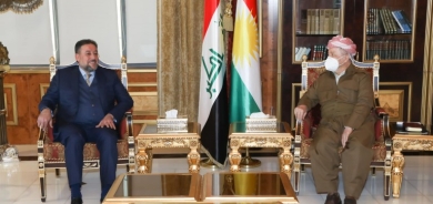 Serok Barzanî li gel şandeke hevbeş ya suneyan civiya