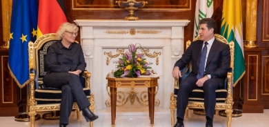 President Nechirvan Barzani holds meeting with Germany’s Minister of Defense