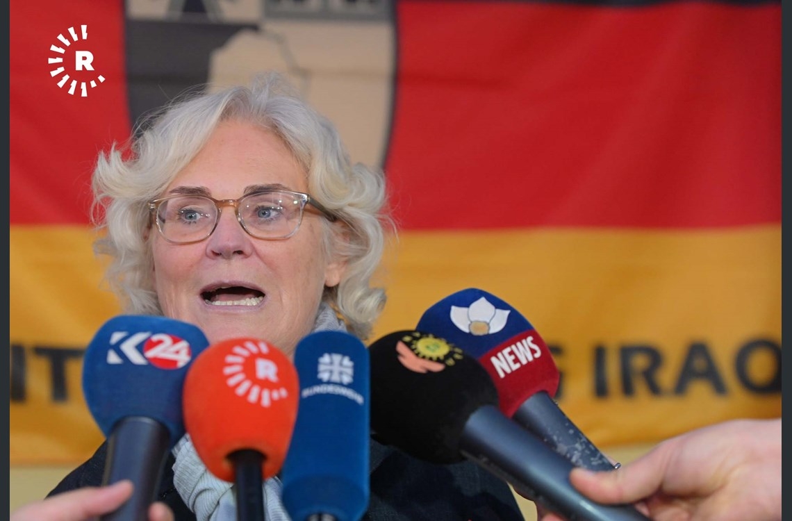 Serdana Lambrecht bo serbazên Almanyayê yên li Hewlêrê