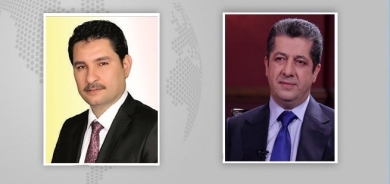 مسرور بارزاني يهنئ نائب رئيس البرلمان العراقي بتسنمه منصبه الجديد