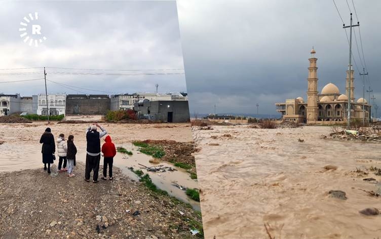 Ji ber baranê li Hewlêrê lehî rabû