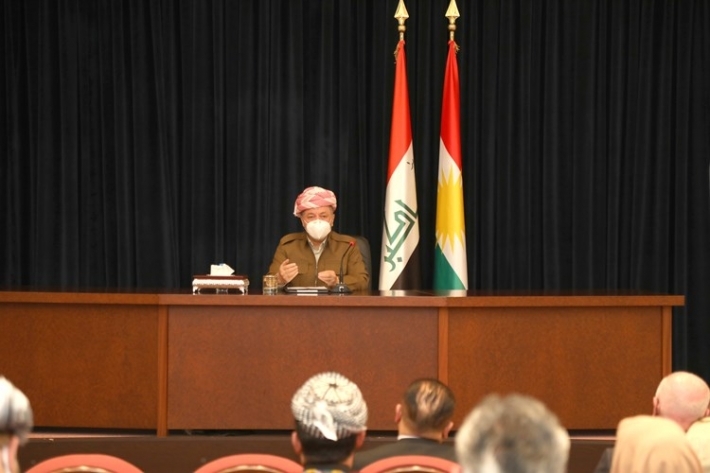 الرئيس بارزاني يجتمع بكتلة الديمقراطي الكوردستاني في البرلمان العراقي