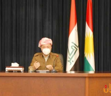 سەرۆك بارزانی لەگەڵ فراكسیۆنی پارتی دیموكراتی كوردستان لە ئەنجوومەنی نوێنەرانی عێراق كۆبۆوە